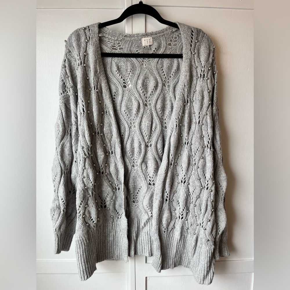 Open front cardigan
